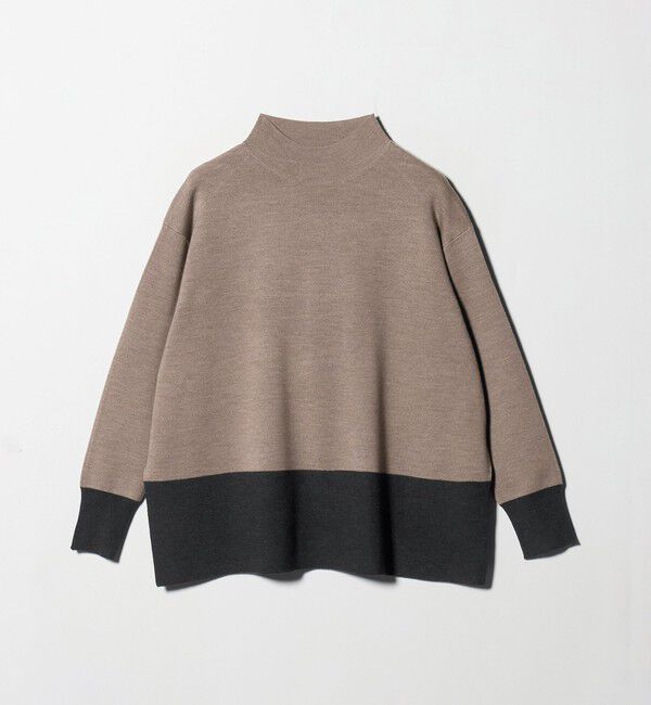 UNITED ARROWS「ウールブレンド ハイネックニット ‐ウォッシャブル‐」|ニット・セーター|