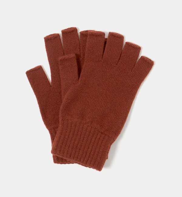 UNITED ARROWS「【別注】＜Johnstons of Elgin＞フィンガーレス ニットグローブ」|手袋|BRICK