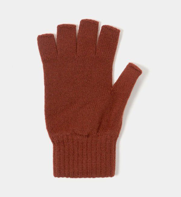 UNITED ARROWS「【別注】＜Johnstons of Elgin＞フィンガーレス ニットグローブ」|手袋|