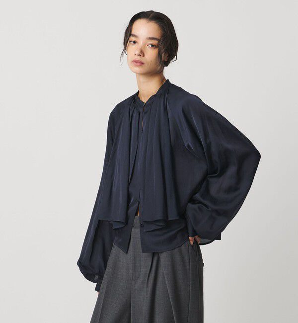AEWEN MATOPH「＜AEWEN MATOPH＞スカーフ ラグランブラウス ‐ウォッシャブル‐」|シャツ・ブラウス|