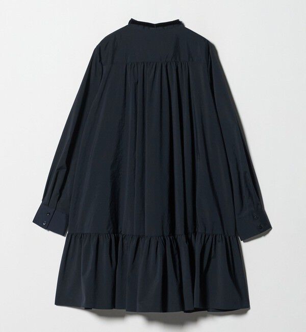 UNITED ARROWS「タフタ ギャザー ティアードワンピース ‐ウォッシャブル‐」|ワンピース|