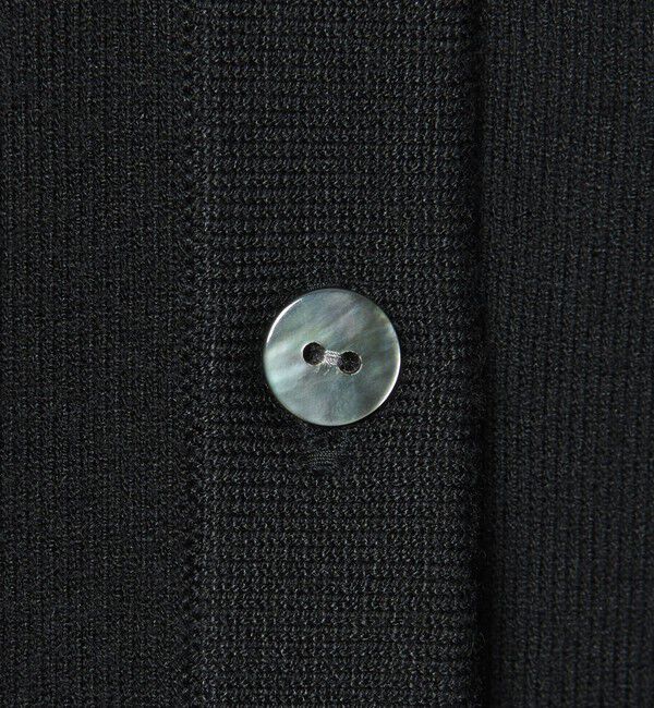 UNITED ARROWS「レディー ポロコンビ  ロングスリーブニット」|カーディガン|