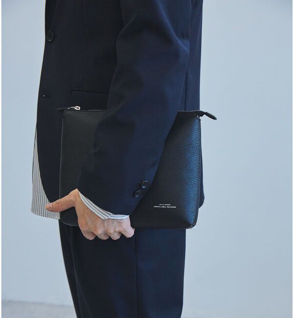 UNITED ARROWS green label relaxing「CIBO レザーライク 2WAY ショルダー クラッチ バッグ」|ショルダー・メッセンジャー|