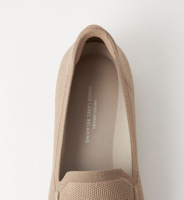 UNITED ARROWS green label relaxing「ウェルネス ニット ローファー 撥水・ウォッシャブル」|パンプス|