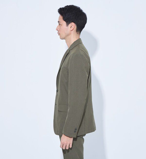 UNITED ARROWS green label relaxing「【WEB限定】JUST fit ドライPEスリムセットアップ ジャケット＆パンツ -吸水速乾・防シワ-」|テーラードジャケット|