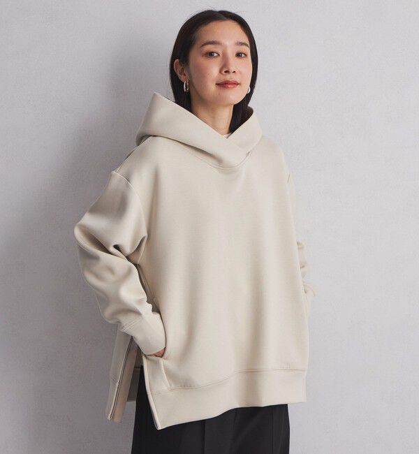 UNITED ARROWS green label relaxing「【WEB限定】＜at ease＞ダンボール フーディ」|パーカー|BEIGE