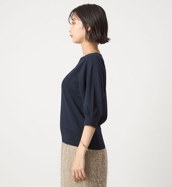 UNITED ARROWS green label relaxing「フォルムスリーブ ニット プルオーバー -ウォッシャブル-」|ニット・セーター|