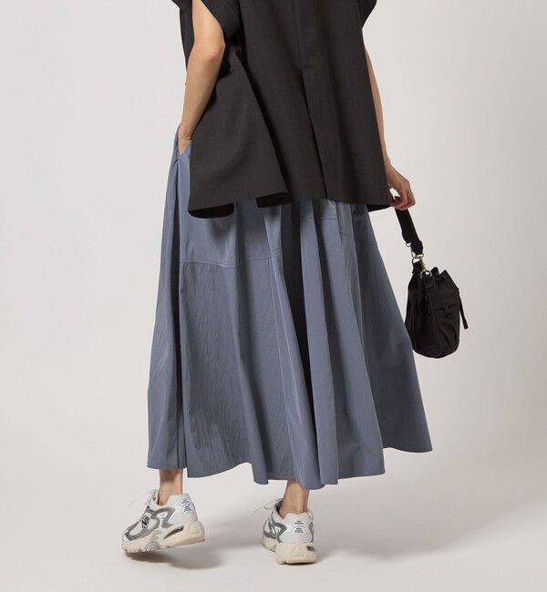 UNITED ARROWS green label relaxing「ボリューム ギャザー スカート」|フレア|