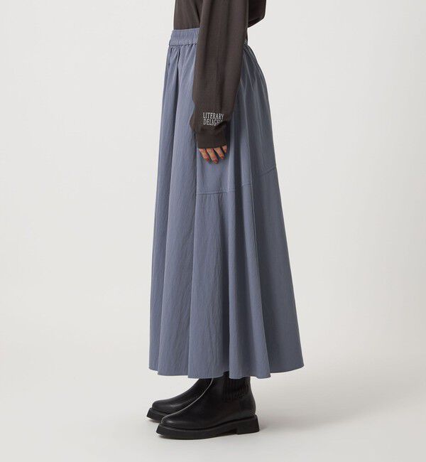 UNITED ARROWS green label relaxing「ボリューム ギャザー スカート」|フレア|