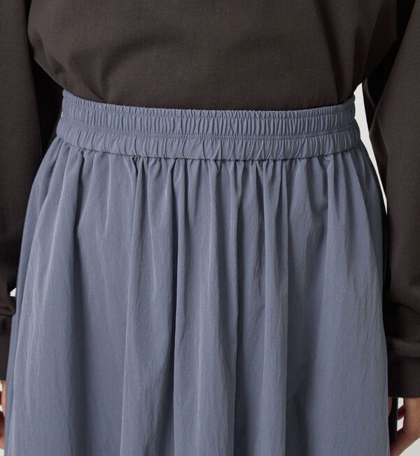 UNITED ARROWS green label relaxing「ボリューム ギャザー スカート」|フレア|