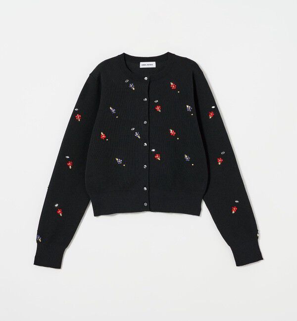 EMMEL REFINES「＜EMMEL REFINES＞EM フラワー ビジュー カーディガン」|カーディガン|