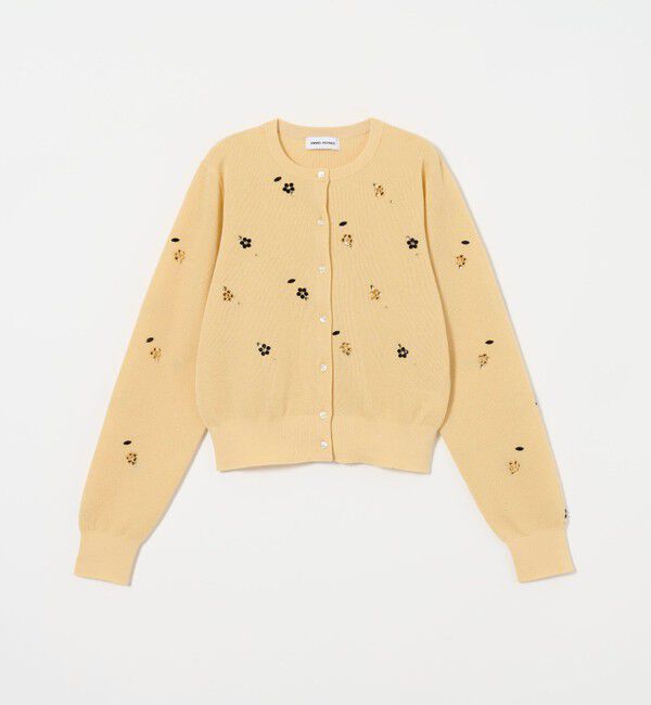 EMMEL REFINES「＜EMMEL REFINES＞EM フラワー ビジュー カーディガン」|カーディガン|