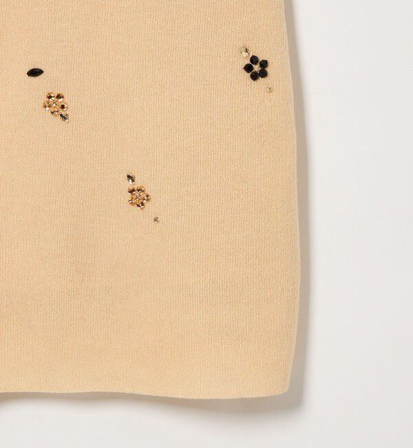 EMMEL REFINES「＜EMMEL REFINES＞EM フラワービジュー ニット スカート」|スカート|