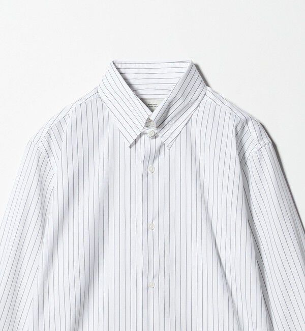 UNITED ARROWS green label relaxing「コットン ピンストライプ タブカラー ドレスシャツ -イージーアイロン-」|シャツ・ブラウス|