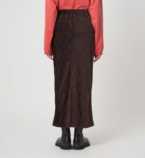 UNITED ARROWS green label relaxing「［size SHORTあり］クレープベロア タイト スカート」|タイト|