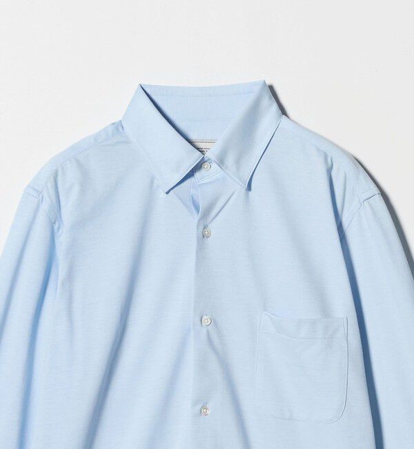 UNITED ARROWS green label relaxing「エブリット TC ジャージー スナップ ボタンダウン シャツ -イージーアイロン・吸水速乾・抗菌-」|シャツ・ブラウス|
