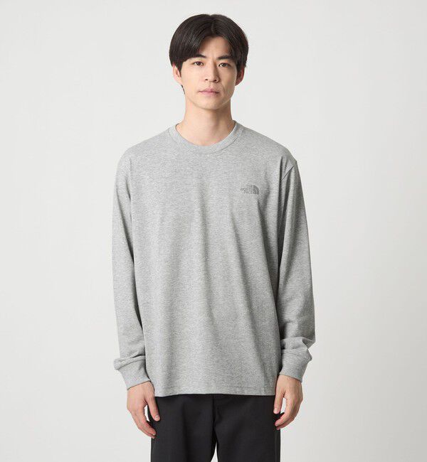 UNITED ARROWS green label relaxing「＜THE NORTH FACE＞バック スクエアロゴ ロングスリーブ 長袖 Tシャツ」|Tシャツ・カットソー|