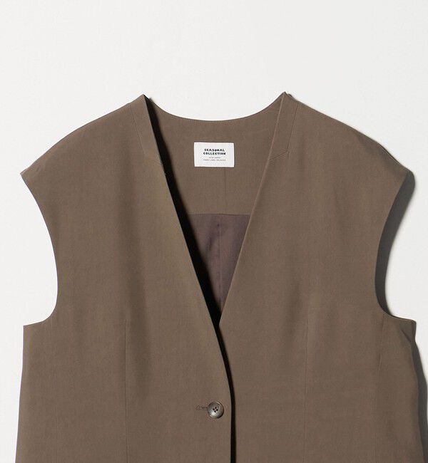 UNITED ARROWS green label relaxing「＜SEASONAL COLLECTION＞ノーラペル ジレ」|ベスト・ジレ|