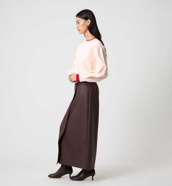 EMMEL REFINES「＜EMMEL REFINES＞EM マシュマロタッチ スリットステッチ スカート」|スカート|