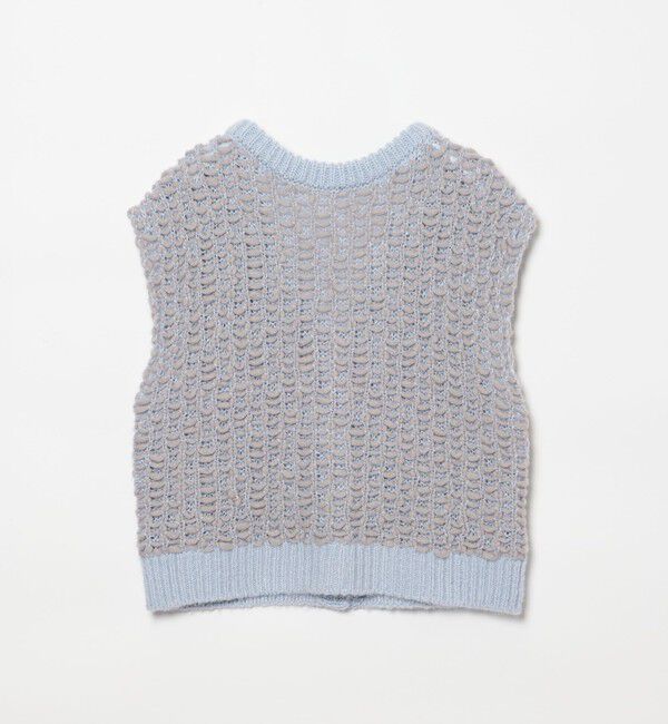 EMMEL REFINES「＜EMMEL REFINES＞EM ポコフワ 2WAY ニットベスト」|ニット・セーター|