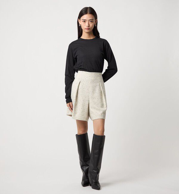 EMMEL REFINES「＜EMMEL REFINES＞EM ノットツイードライク ショートパンツ」|その他|