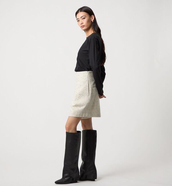 EMMEL REFINES「＜EMMEL REFINES＞EM ノットツイードライク ショートパンツ」|その他|