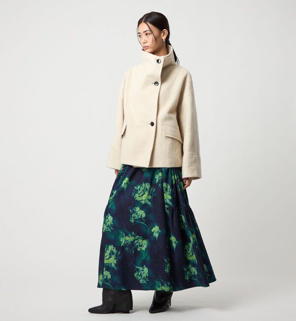 EMMEL REFINES「＜EMMEL REFINES＞EM スタンド シャギー ショートコート」|その他|