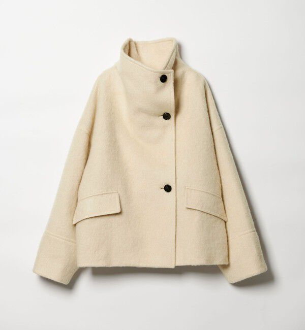 EMMEL REFINES「＜EMMEL REFINES＞EM スタンド シャギー ショートコート」|その他|