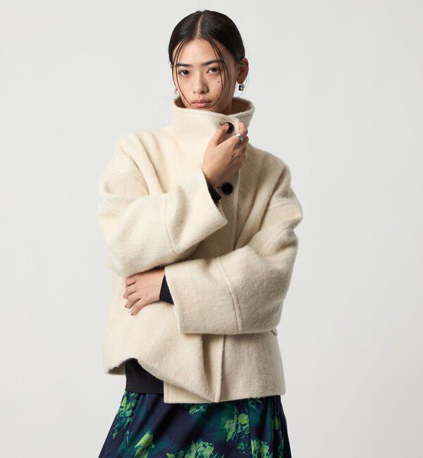 EMMEL REFINES「＜EMMEL REFINES＞EM スタンド シャギー ショートコート」|その他|