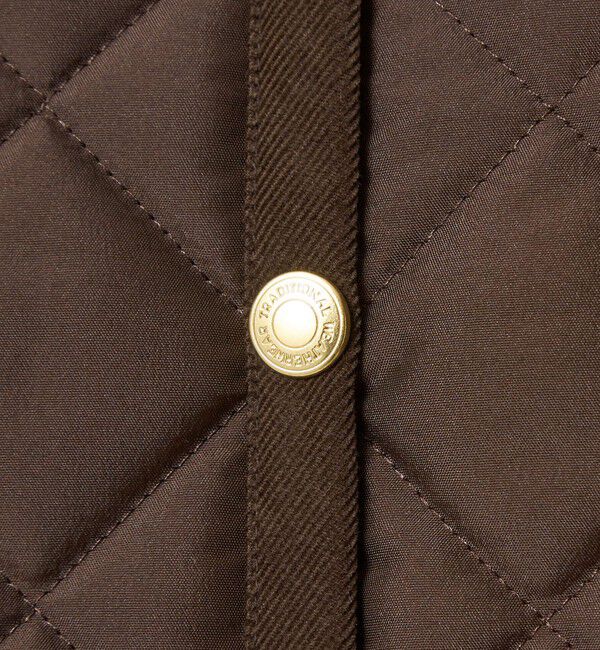 UNITED ARROWS green label relaxing「【別注】＜Traditional Weatherwear＞ARKLEY Aライン キルティング ショート コート」|ノーカラーコート|