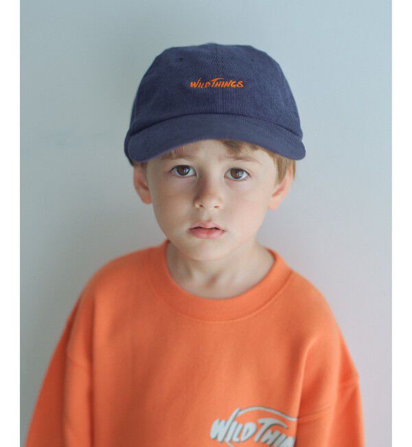 UNITED ARROWS green label relaxing「【別注】＜WILD THINGS＞コーデュロイ キャップ / キッズ  」|キャップ・キャスケット|NAVY