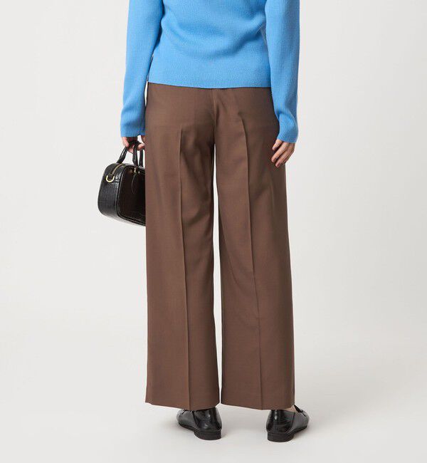 UNITED ARROWS green label relaxing「［size SHORT/TALLあり］キチントボトムス カバー ワイド パンツ」|スラックス|