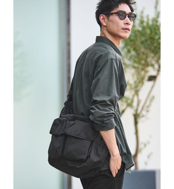 UNITED ARROWS green label relaxing「【WEB限定】WR 2W ダブル フラップ ショルダーバッグ -撥水-」|ショルダー・メッセンジャー|