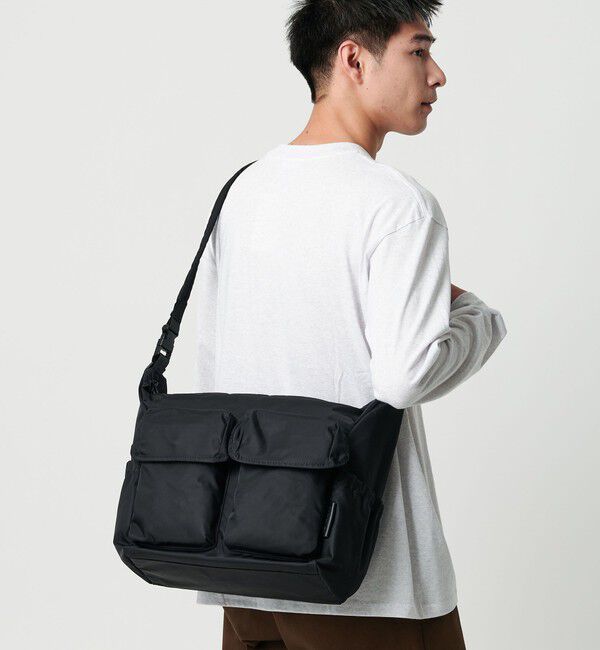 UNITED ARROWS green label relaxing「【WEB限定】WR 2W ダブル フラップ ショルダーバッグ -撥水-」|ショルダー・メッセンジャー|