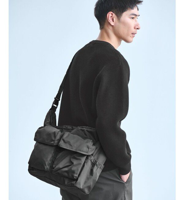 UNITED ARROWS green label relaxing「【WEB限定】WR 2W ダブル フラップ ショルダーバッグ -撥水-」|ショルダー・メッセンジャー|