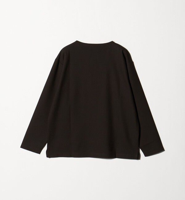 UNITED ARROWS green label relaxing「KIVANC ノーカラー 長袖 Tシャツ -ストレッチ-」|Tシャツ・カットソー|