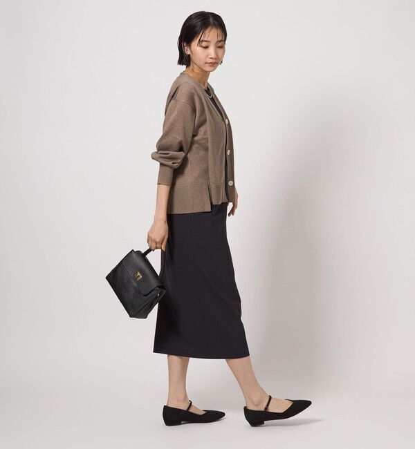 UNITED ARROWS green label relaxing「ブライトフォルム Vネック ニット カーディガン」|カーディガン|