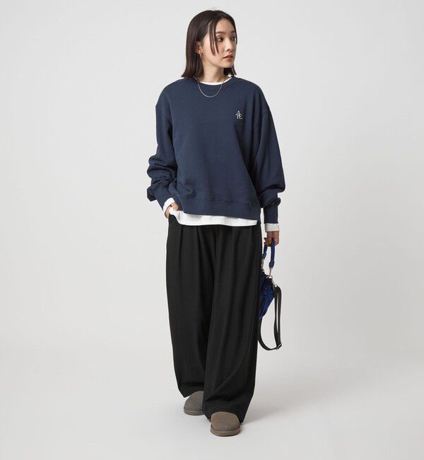 UNITED ARROWS green label relaxing「【WEB限定】＜at ease＞スラックス パンツ マシンウォッシャブル ストレッチ 帯電防止」|スラックス|