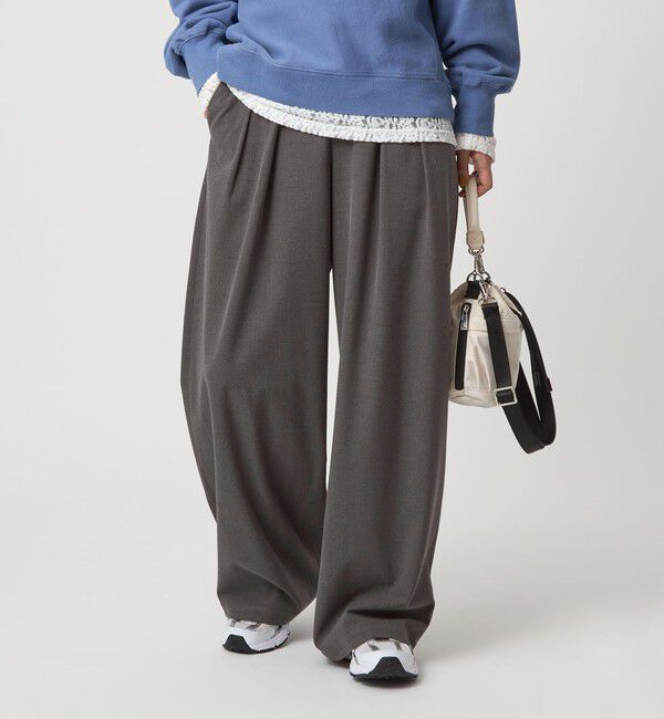 UNITED ARROWS green label relaxing「【WEB限定】＜at ease＞スラックス パンツ マシンウォッシャブル ストレッチ 帯電防止」|スラックス|