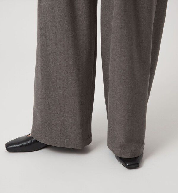 UNITED ARROWS green label relaxing「【WEB限定】＜at ease＞スラックス パンツ マシンウォッシャブル ストレッチ 帯電防止」|スラックス|