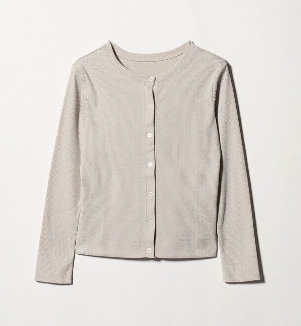 UNITED ARROWS green label relaxing「メランジ ブークレ 2WAY カーディガン」|カーディガン|