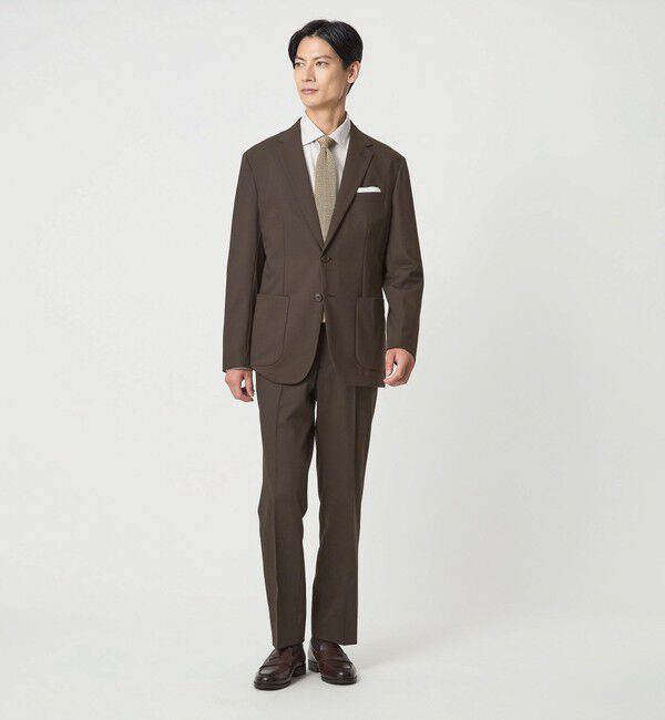 UNITED ARROWS green label relaxing「A+ TW カラーギャバ 2B スタンダード 2P ジャケット -ウォッシャブル・ストレッチ-」|テーラードジャケット|