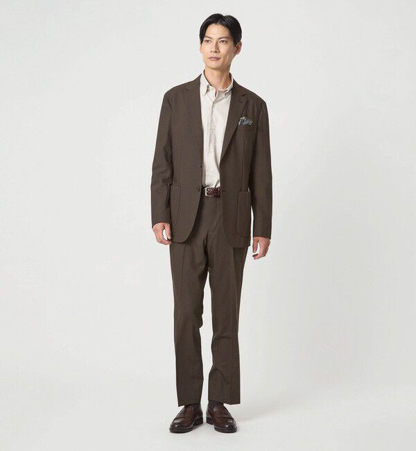 UNITED ARROWS green label relaxing「A+ TW カラーギャバ 2B スタンダード 2P ジャケット -ウォッシャブル・ストレッチ-」|テーラードジャケット|