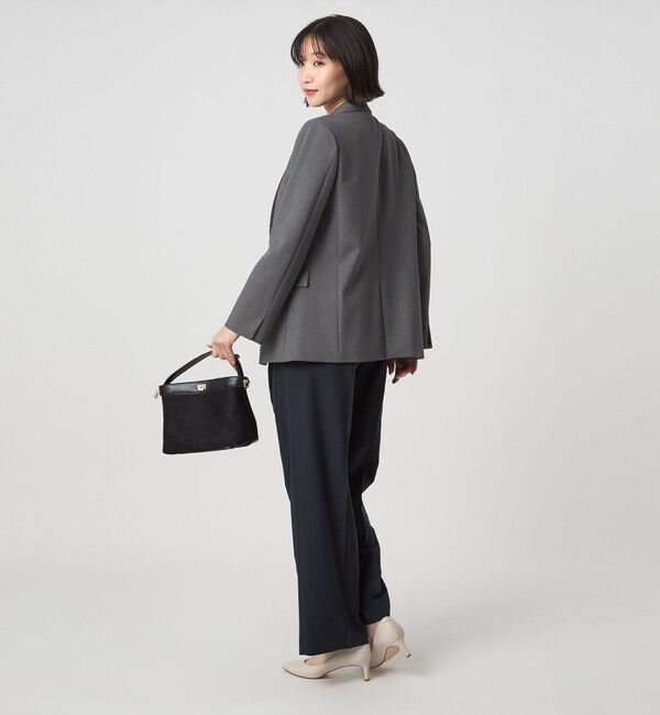 UNITED ARROWS green label relaxing「ダブルクロス ダブル ジャケット ウォッシャブル ストレッチ」|テーラードジャケット|