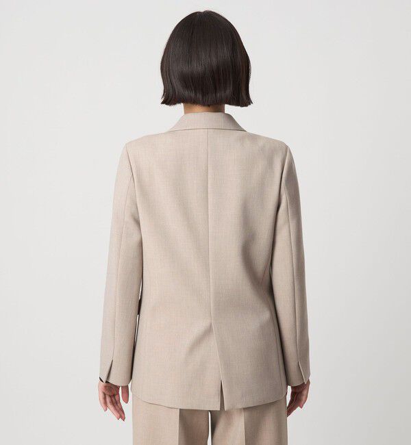 UNITED ARROWS green label relaxing「ダブルクロス ダブル ジャケット ウォッシャブル ストレッチ」|テーラードジャケット|