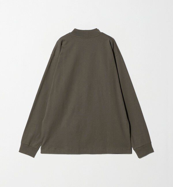 UNITED ARROWS green label relaxing「LONG FIBER COTTON クリア モックネック 長袖 Tシャツ」|Tシャツ・カットソー|
