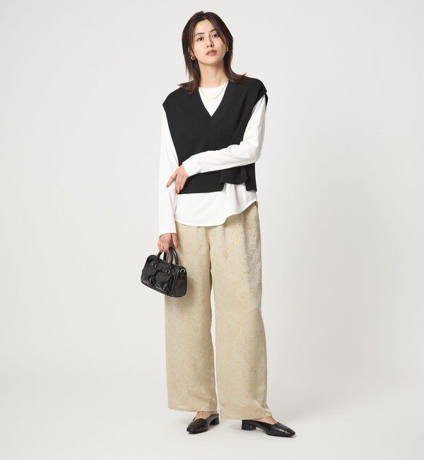 UNITED ARROWS green label relaxing「Vネック ニット ベスト」|ベスト・ジレ|