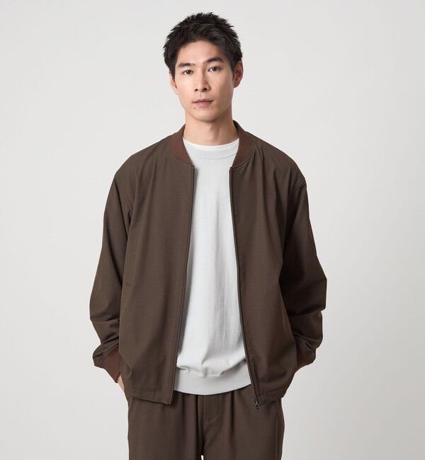UNITED ARROWS green label relaxing「FREELITCH リブ ブルゾン -ストレッチ-」|ブルゾン・スタジャン|