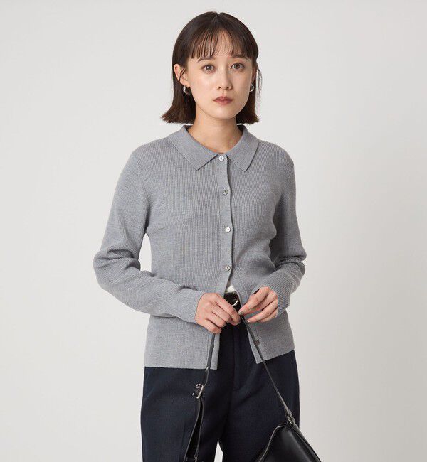 UNITED ARROWS green label relaxing「ウール エリツキ ニット カーディガン ウォッシャブル」|カーディガン|