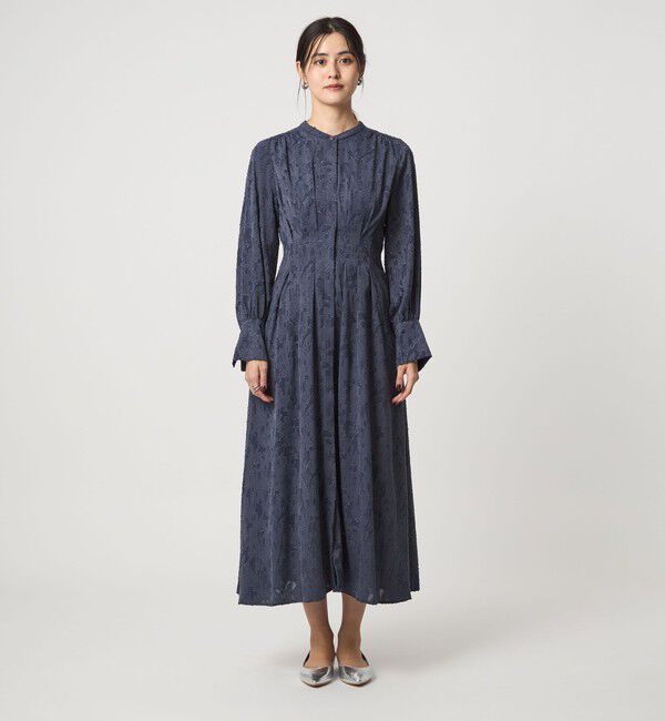 UNITED ARROWS green label relaxing「ジャカード ウエスト タック ワンピース 2」|ワンピース|